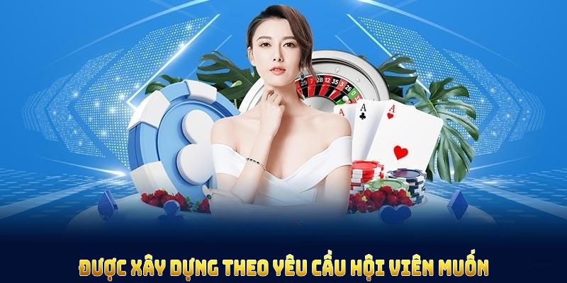 Sảnh TC Gaming được xây dựng theo các yêu cầu mà hội viên mong muốn